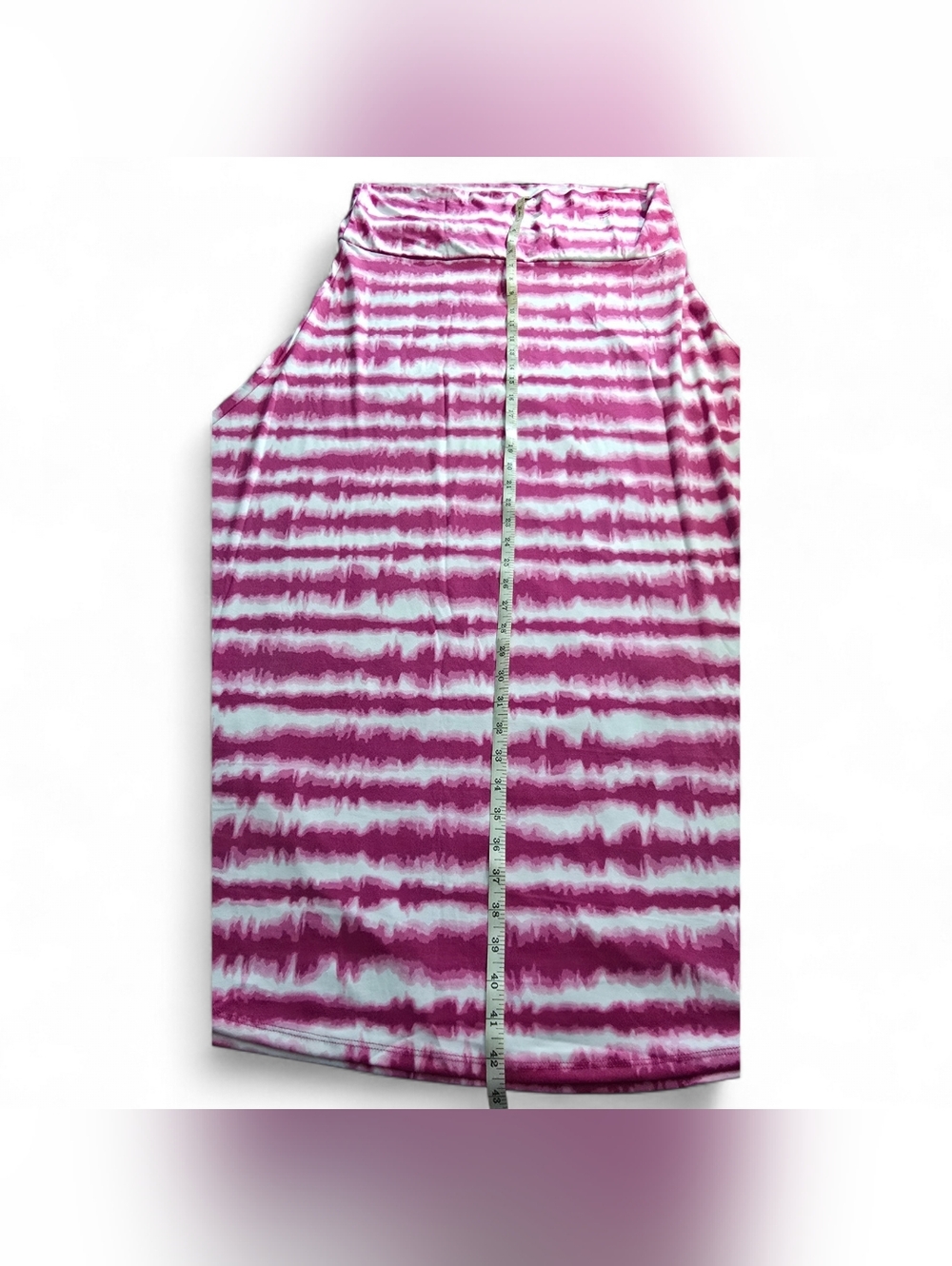 LuLaRoe Pink Tie Dye Maxi Skirt NWT XL - Picture 6 of 7